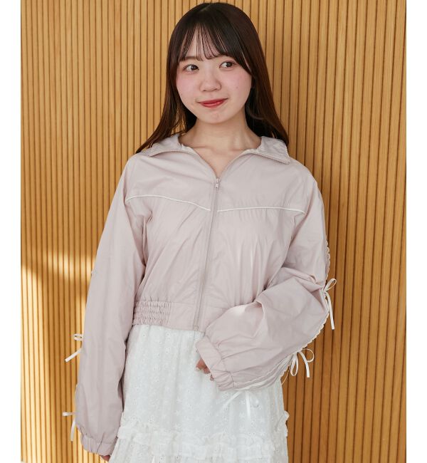  「リボンライントラックブルゾン」|ブルゾン・スタジャン|