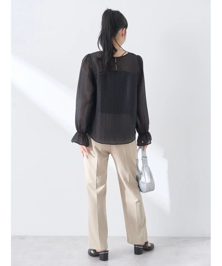 earth music&ecology「キャンディースリーブシアーブラウス」|シャツ・ブラウス|