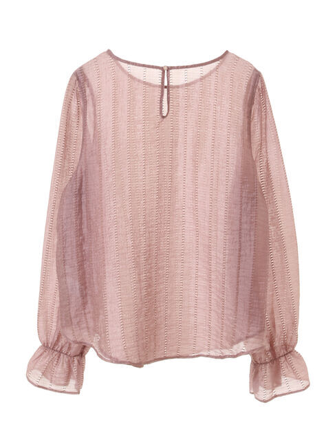 earth music&ecology「キャンディースリーブシアーブラウス」|シャツ・ブラウス|