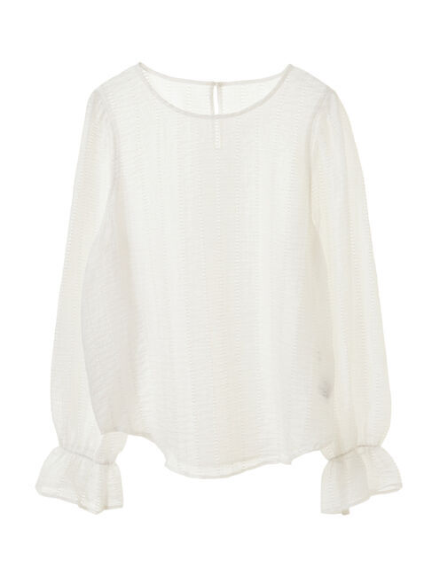 earth music&ecology「キャンディースリーブシアーブラウス」|シャツ・ブラウス|