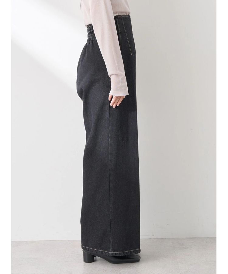 earth music&ecology「フロントジップデニムパンツ」|デニム|