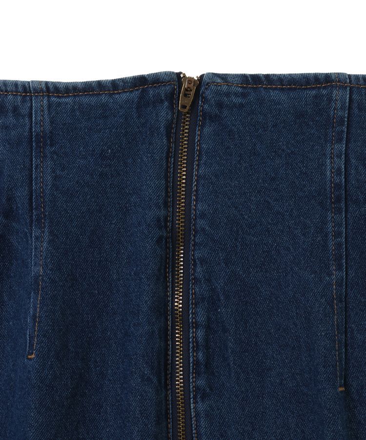 earth music&ecology「フロントジップデニムパンツ」|デニム|