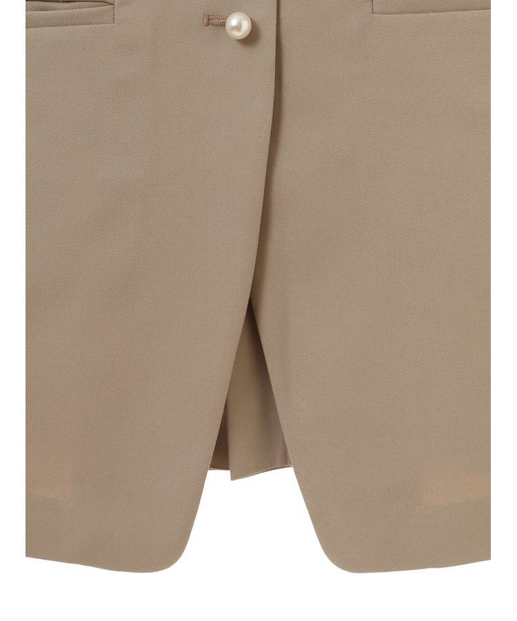 earth music&ecology「パールボタンジレ」|ベスト・ジレ|