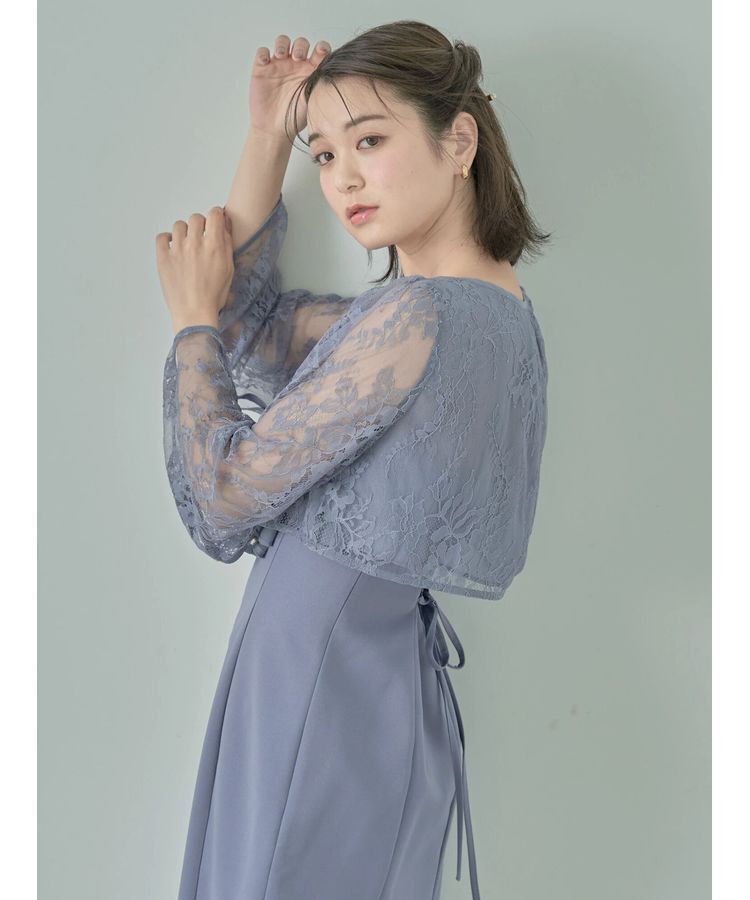 earth music&ecology「SET2点レースブラウス付きナローワンピース」|ワンピース|