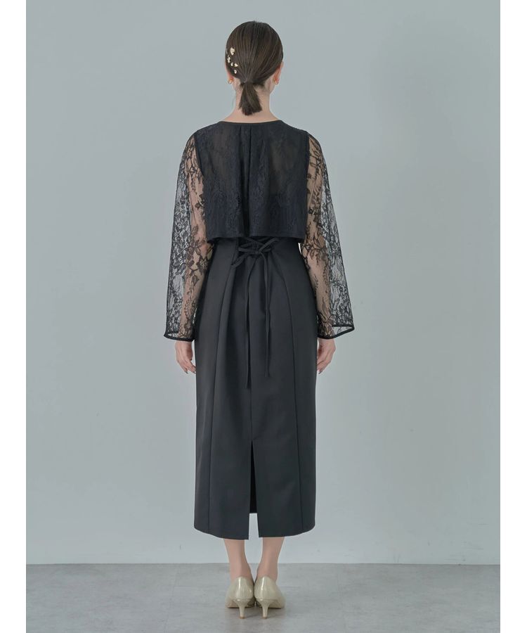 earth music&ecology「SET2点レースブラウス付きナローワンピース」|ワンピース|