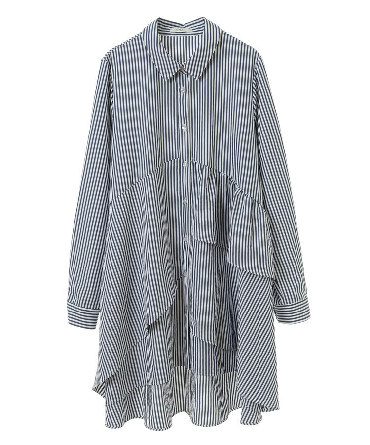 earth music&ecology「アシンメトリーティアードチュニック」|チュニック|