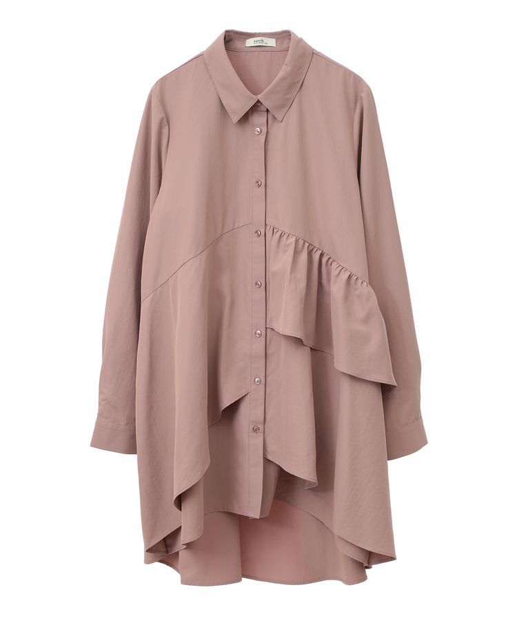 earth music&ecology「アシンメトリーティアードチュニック」|チュニック|