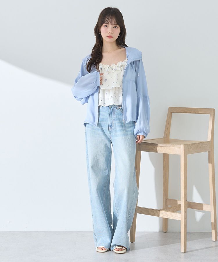 earth music&ecology「シアージップパーカー」|ブルゾン・スタジャン|