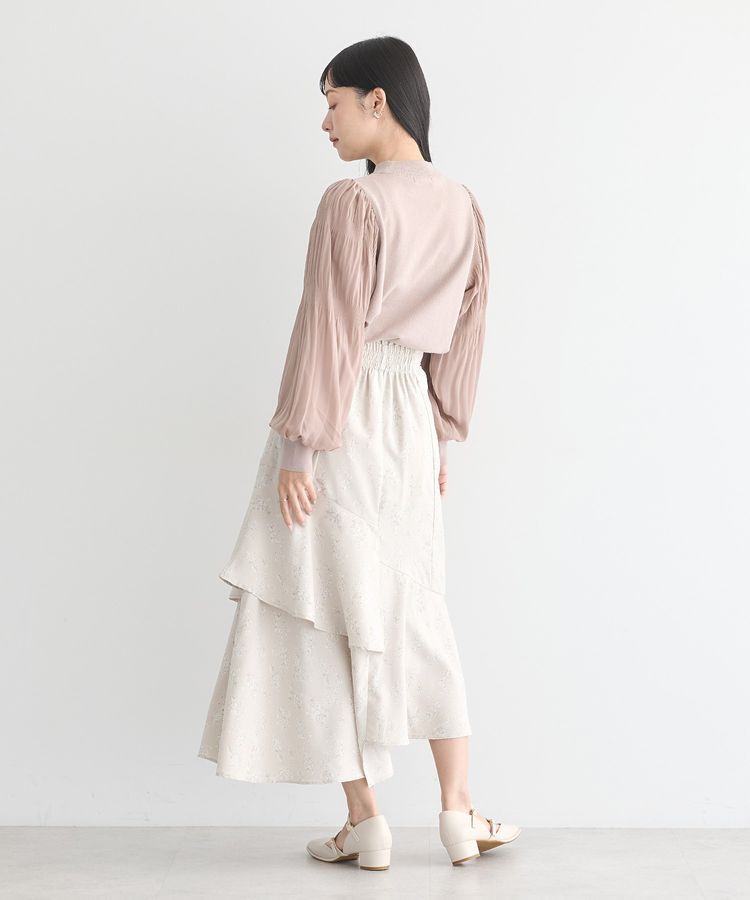 earth music&ecology「マジョリカプリーツニットプルオーバー」|ニット・セーター|