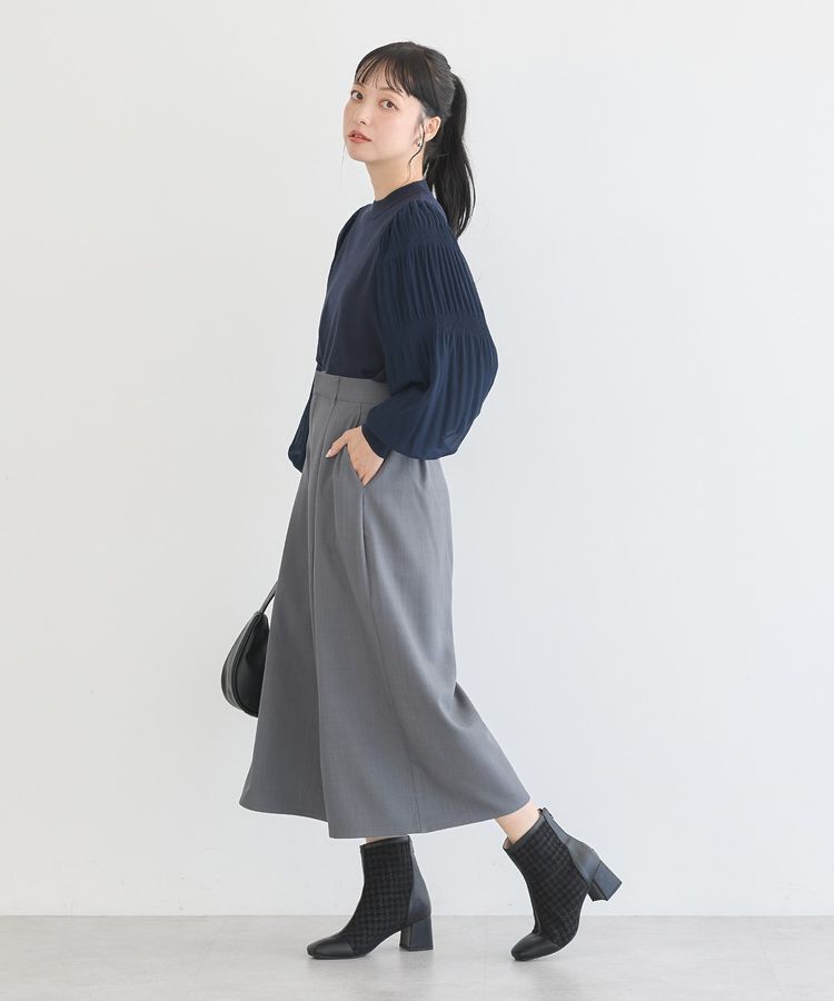 earth music&ecology「マジョリカプリーツニットプルオーバー」|ニット・セーター|