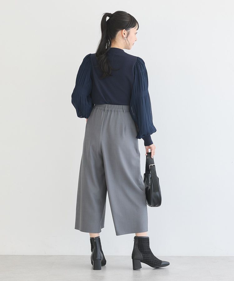 earth music&ecology「マジョリカプリーツニットプルオーバー」|ニット・セーター|