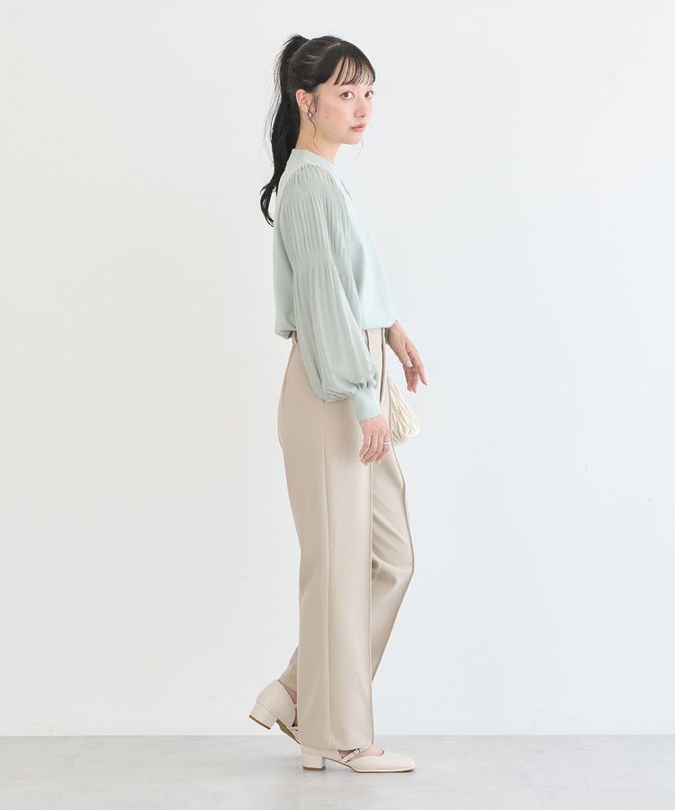 earth music&ecology「マジョリカプリーツニットプルオーバー」|ニット・セーター|