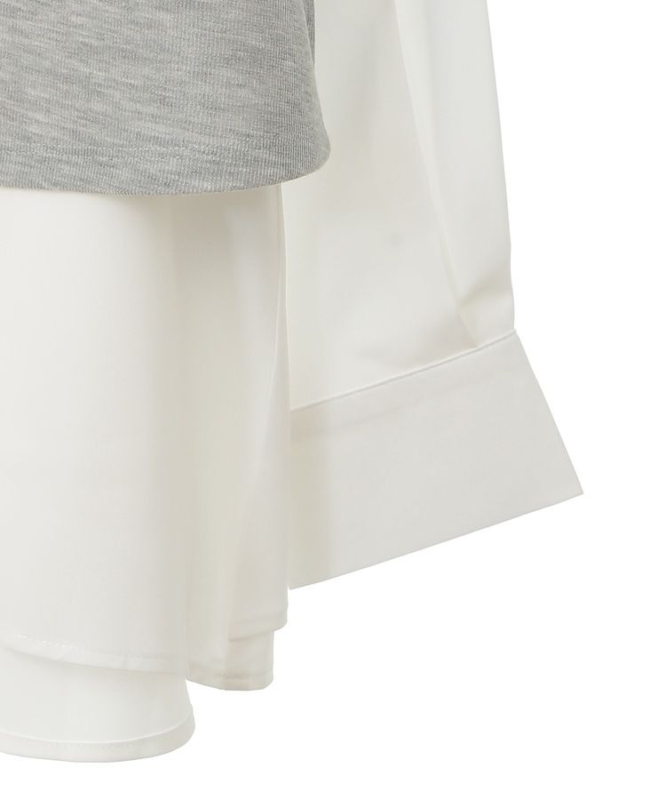 earth music&ecology「SET2点 ベスト+バックティアードブラウス」|シャツ・ブラウス|