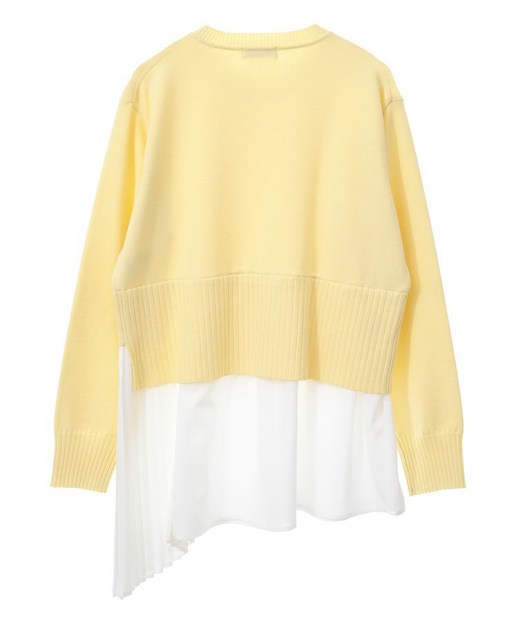 earth music&ecology「アシンメトリープリーツドッキングプルオーバー」|チュニック|