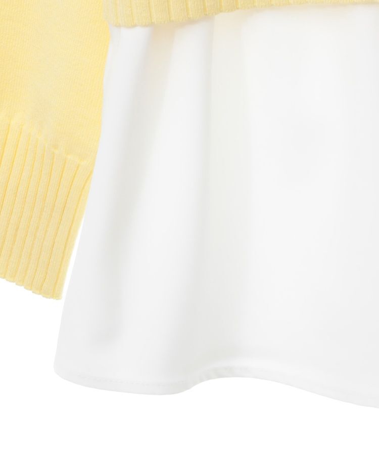 earth music&ecology「アシンメトリープリーツドッキングプルオーバー」|チュニック|