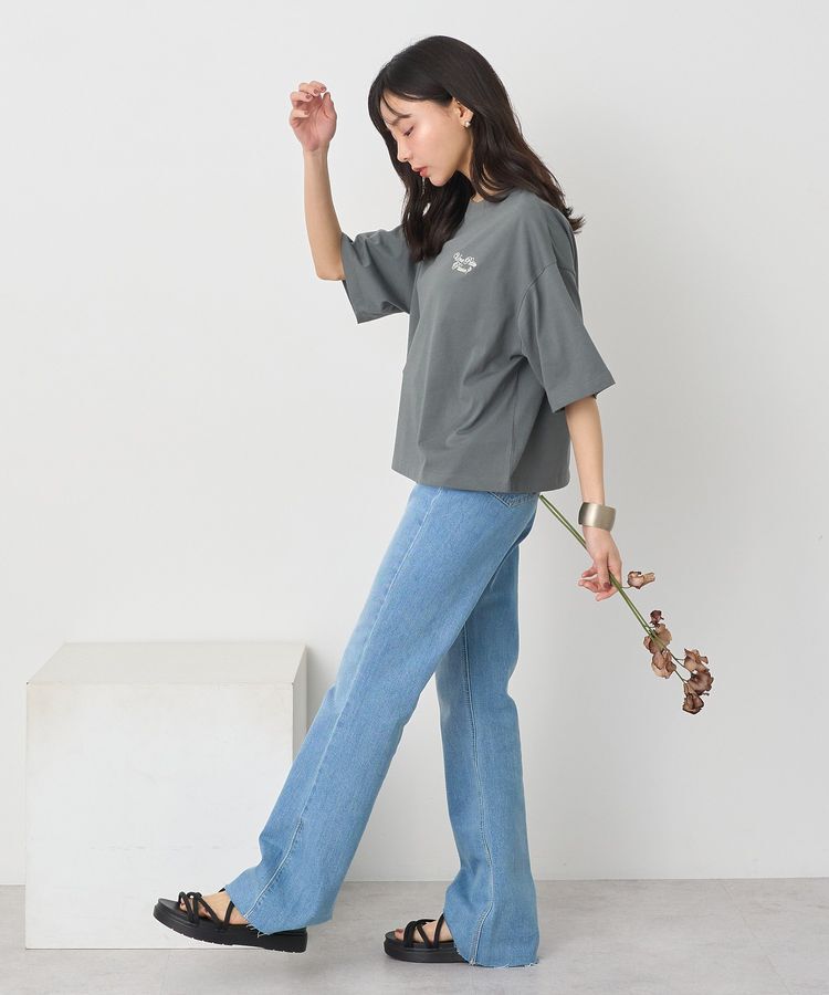 earth music&ecology「Plantes et Fleurs Cafe ショートT」|Tシャツ・カットソー|