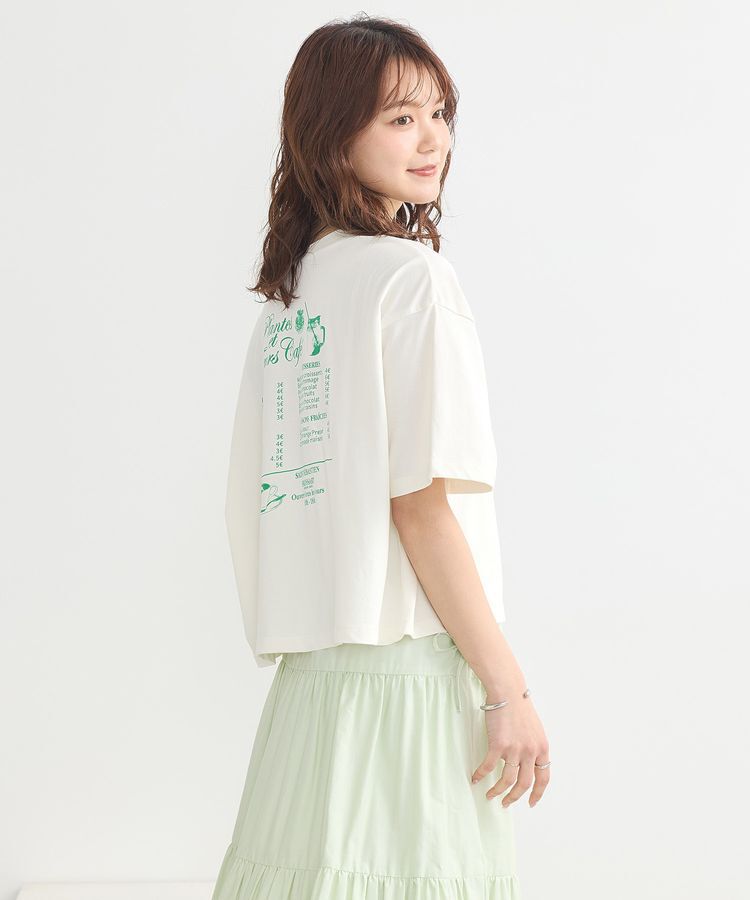 earth music&ecology「Plantes et Fleurs Cafe ショートT」|Tシャツ・カットソー|