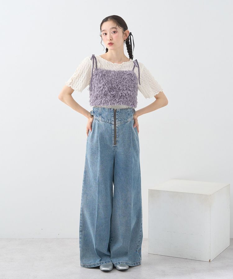 earth music&ecology「レースメロープルオーバー」|Tシャツ・カットソー|