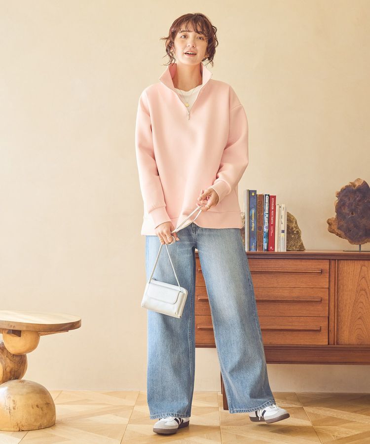 AMERICAN HOLIC「ハーフZIPポンチプルオーバー」|スウェット・ジャージ|