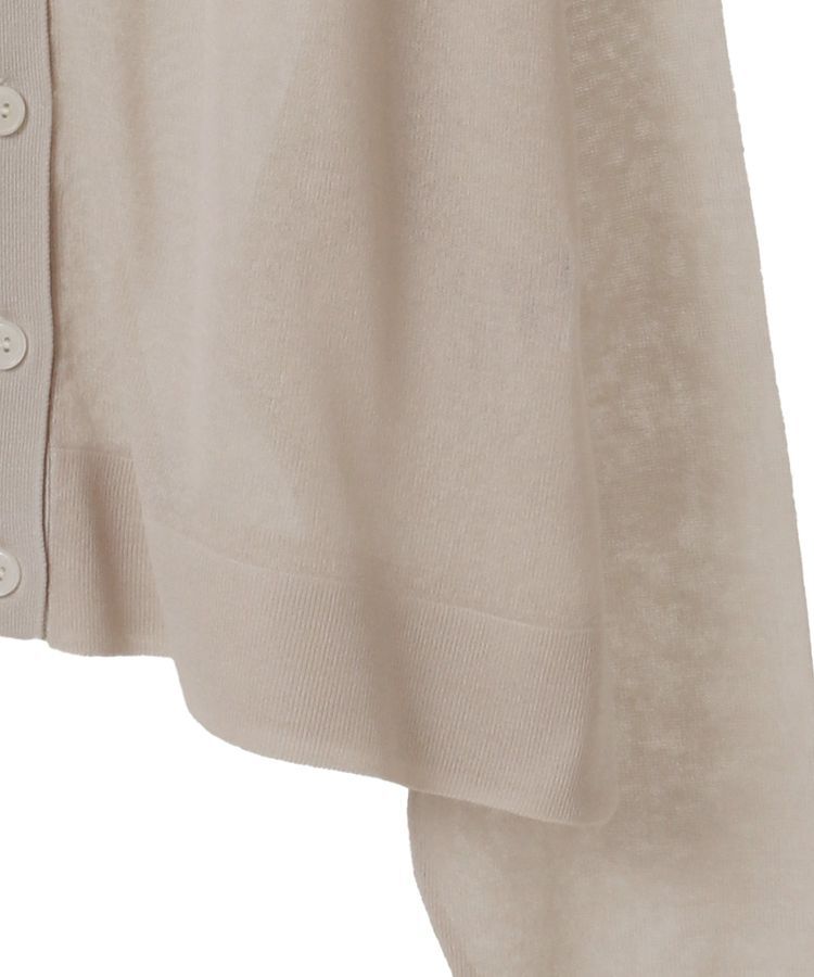 AMERICAN HOLIC「ウォッシャブルショート丈シアーカーディガン」|カーディガン|