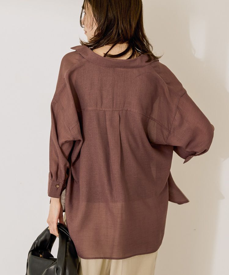 AMERICAN HOLIC「シアーボイルレギュラー7分袖シャツ」|シャツ・ブラウス|