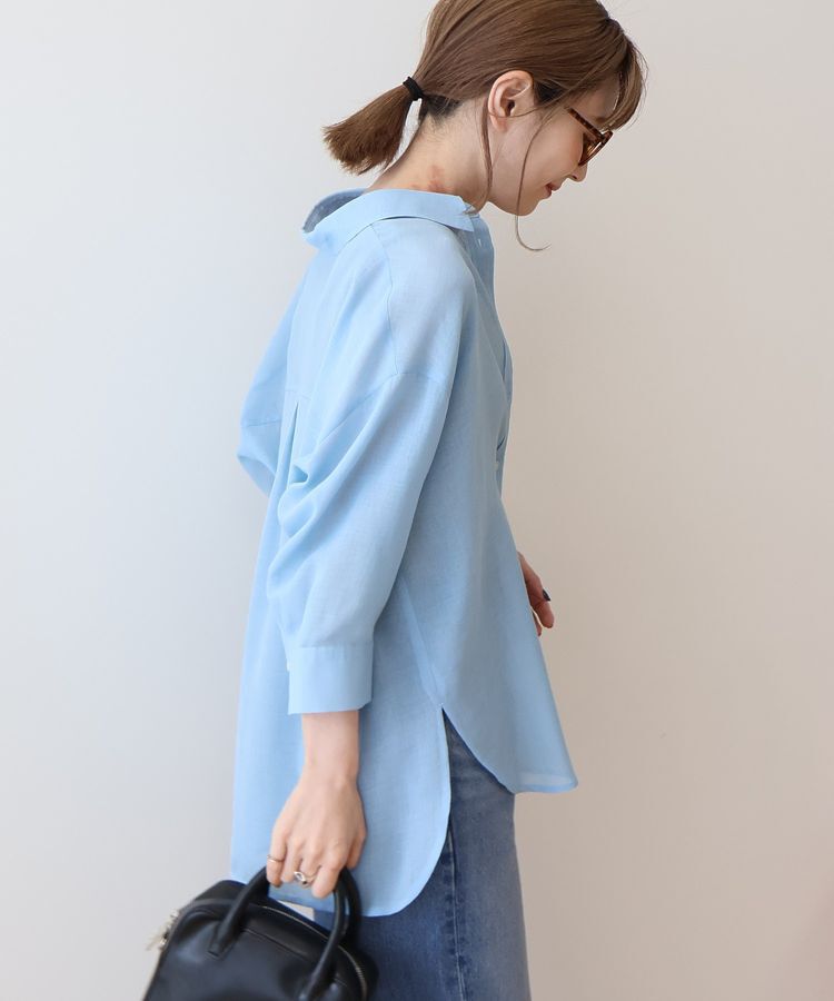 AMERICAN HOLIC「シアーボイルレギュラー7分袖シャツ」|シャツ・ブラウス|