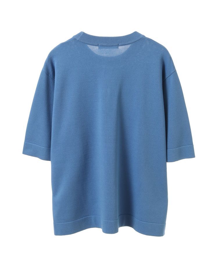 Green Parks「袖裏配色5分袖ニットプルオーバー」|ニット・セーター|