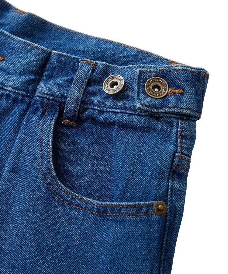 Green Parks「・SUGAR SPOON デニムタックワイドパンツ」|デニム|