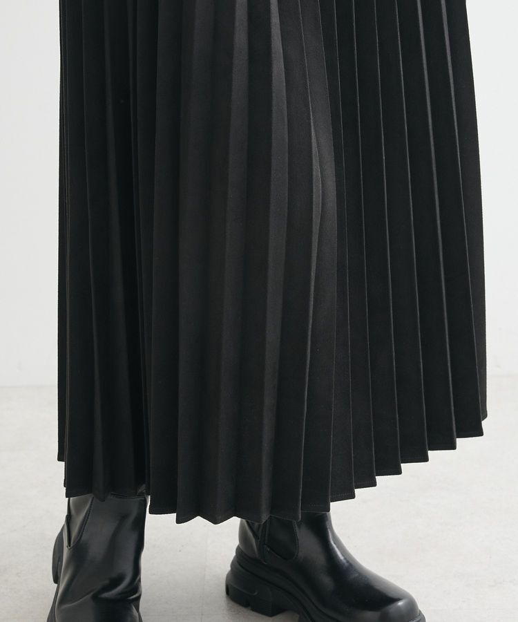 Green Parks「マシュマロスエードプリーツスカート」|スカート|