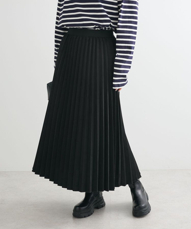 Green Parks「マシュマロスエードプリーツスカート」|スカート|