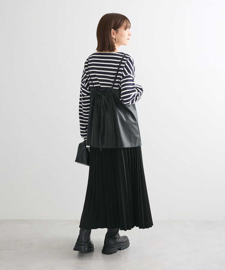 Green Parks「マシュマロスエードプリーツスカート」|スカート|