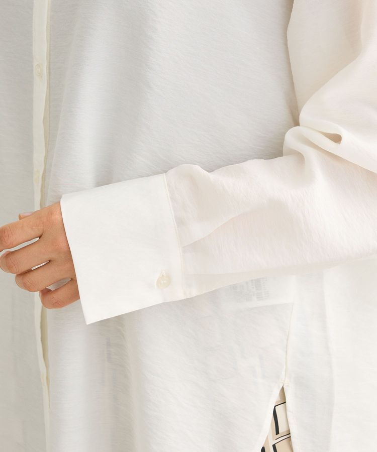 Green Parks「&rdquo;&rdquo;とろっ&rdquo;&rdquo;とシルキーシャツ」|シャツ・ブラウス|