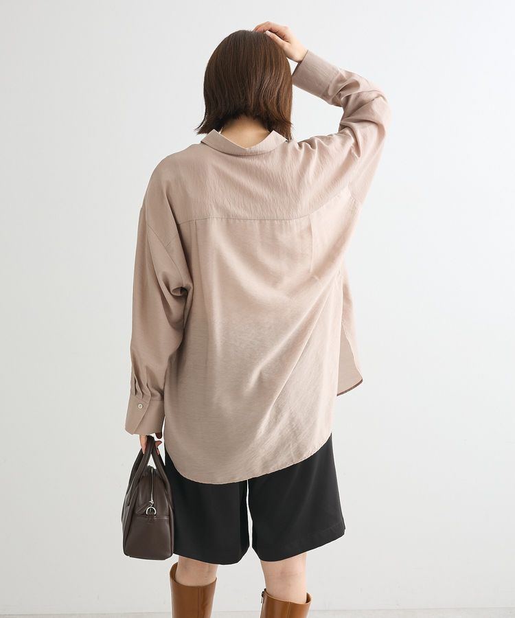 Green Parks「&rdquo;&rdquo;とろっ&rdquo;&rdquo;とシルキーシャツ」|シャツ・ブラウス|