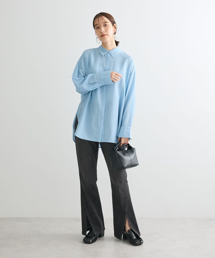 Green Parks「&rdquo;&rdquo;とろっ&rdquo;&rdquo;とシルキーシャツ」|シャツ・ブラウス|