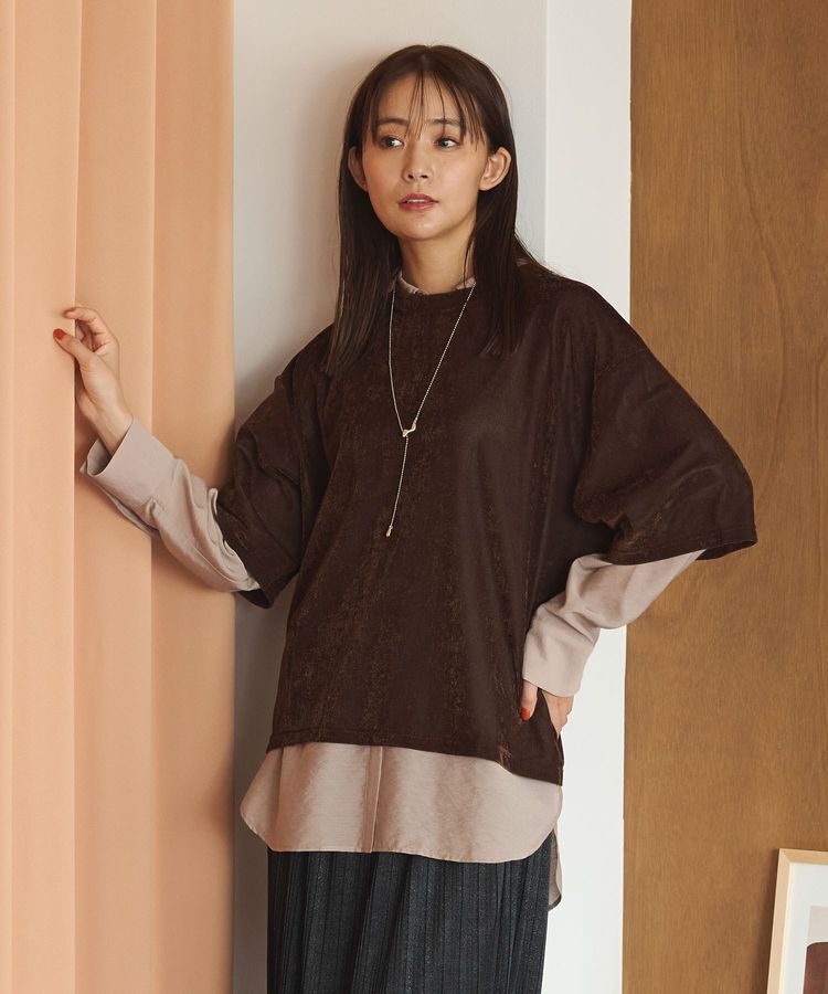 Green Parks「&rdquo;&rdquo;とろっ&rdquo;&rdquo;とシルキーシャツ」|シャツ・ブラウス|