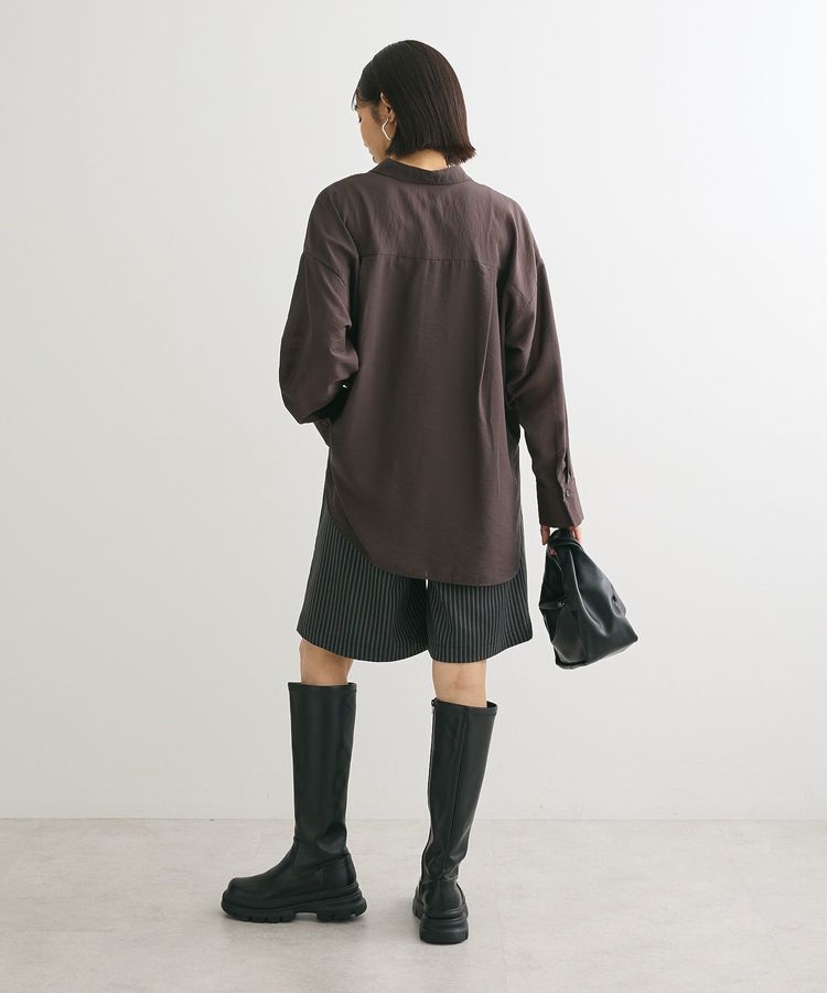 Green Parks「&rdquo;&rdquo;とろっ&rdquo;&rdquo;とシルキーシャツ」|シャツ・ブラウス|