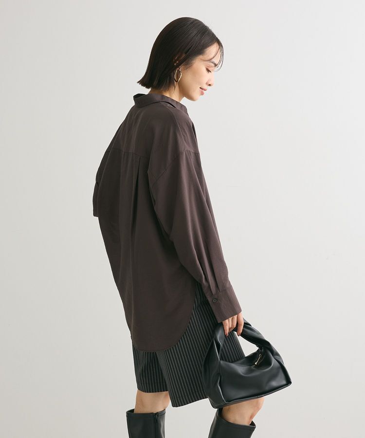 Green Parks「&rdquo;&rdquo;とろっ&rdquo;&rdquo;とシルキーシャツ」|シャツ・ブラウス|