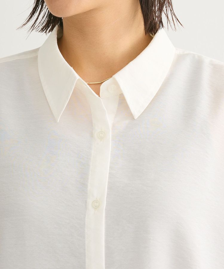 Green Parks「&rdquo;&rdquo;とろっ&rdquo;&rdquo;とシルキーシャツ」|シャツ・ブラウス|