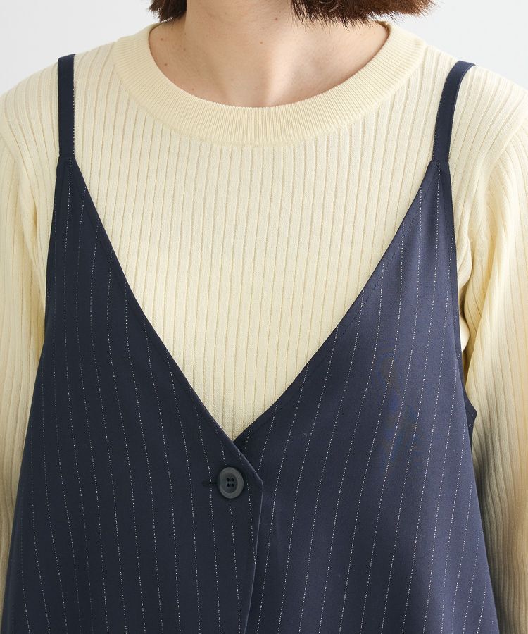 Green Parks「ストライプキャミベスト」|キャミソール|