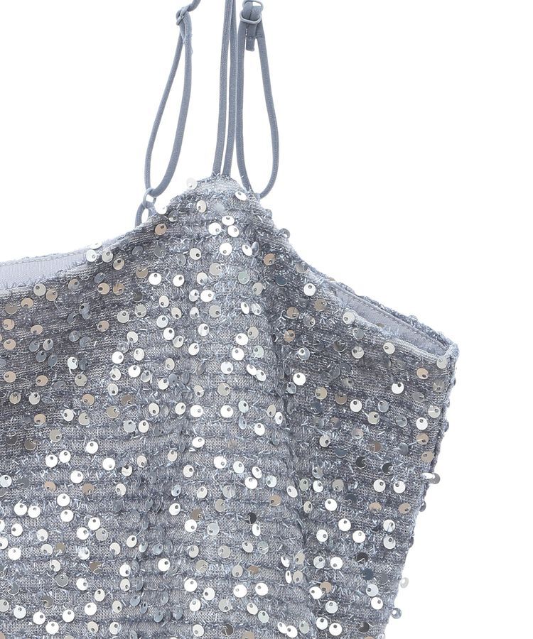 Green Parks「スパンコールキャミビスチェ」|キャミソール|