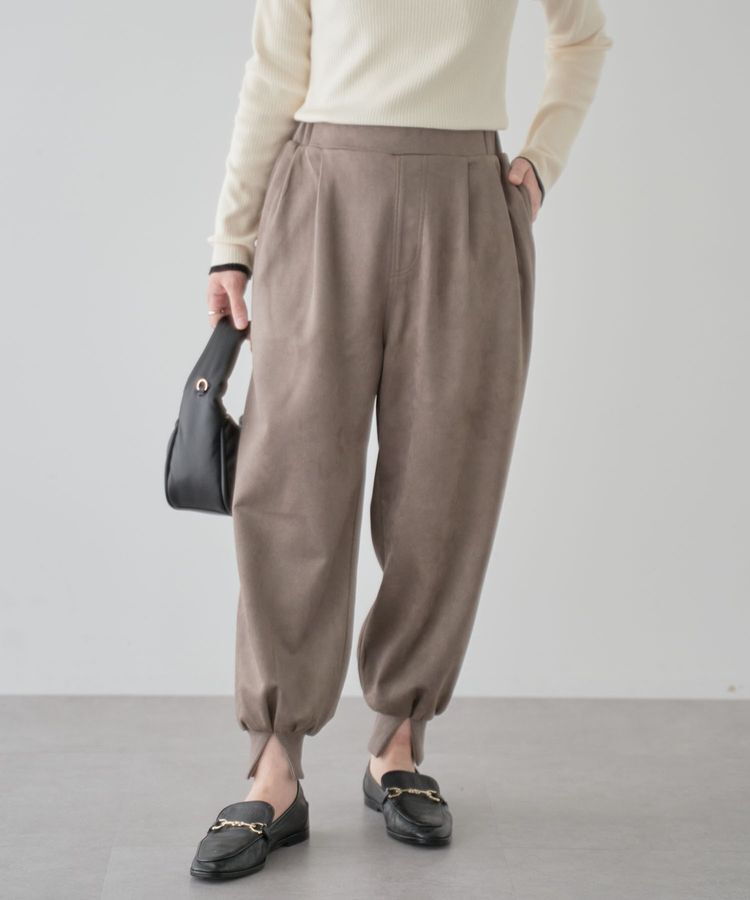 Green Parks「・furryrateポンチスエードジョガーパンツ」|その他|Mocha