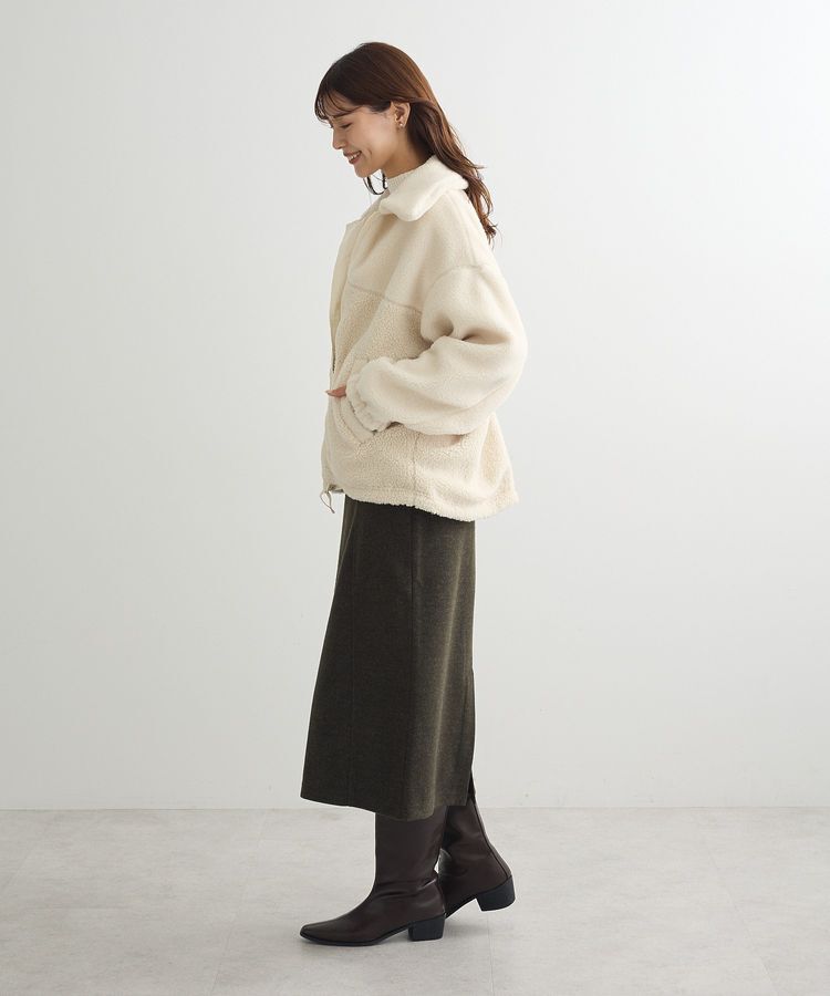 Green Parks「リバーシブルコンビボアブルゾン」|ブルゾン・スタジャン|