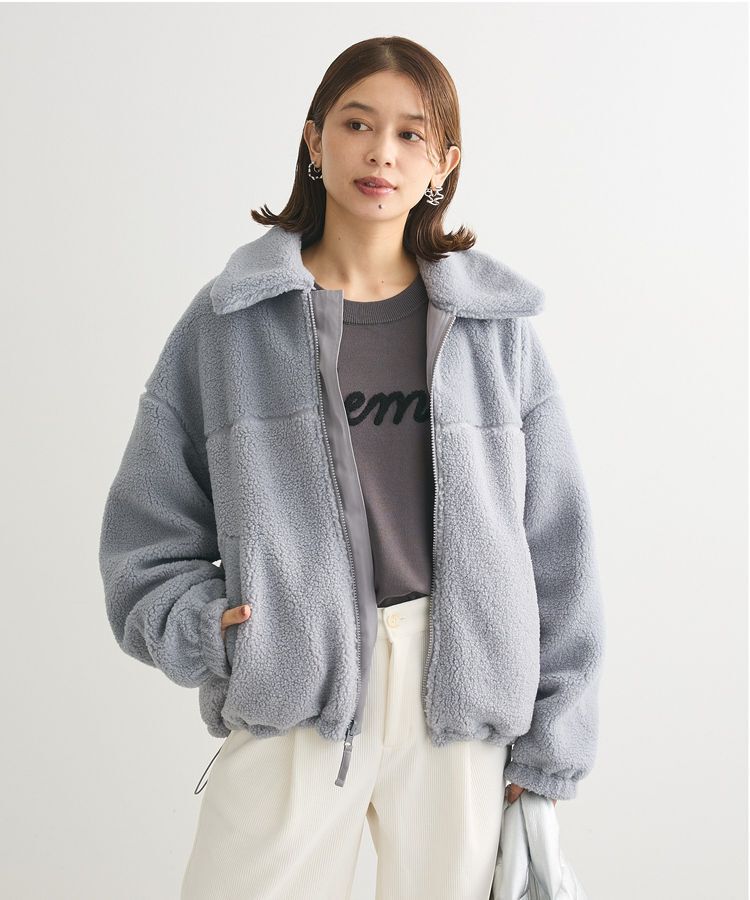 Green Parks「リバーシブルコンビボアブルゾン」|ブルゾン・スタジャン|Sax