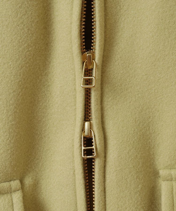 Green Parks「2WAYニットフードウールライクジャケット」|テーラードジャケット|