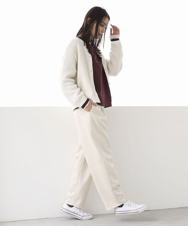 Green Parks「ループ編み金釦ニットカーディガン」|カーディガン|