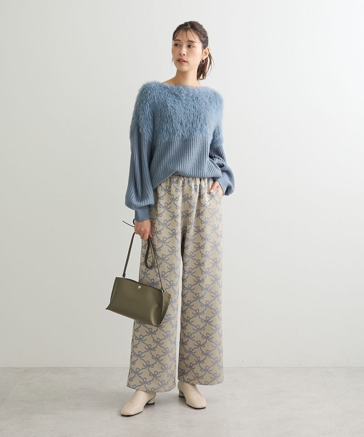 Green Parks「・Petit Fleur シャギーキリカエニット」|ニット・セーター|