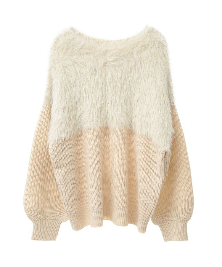 Green Parks「・Petit Fleur シャギーキリカエニット」|ニット・セーター|