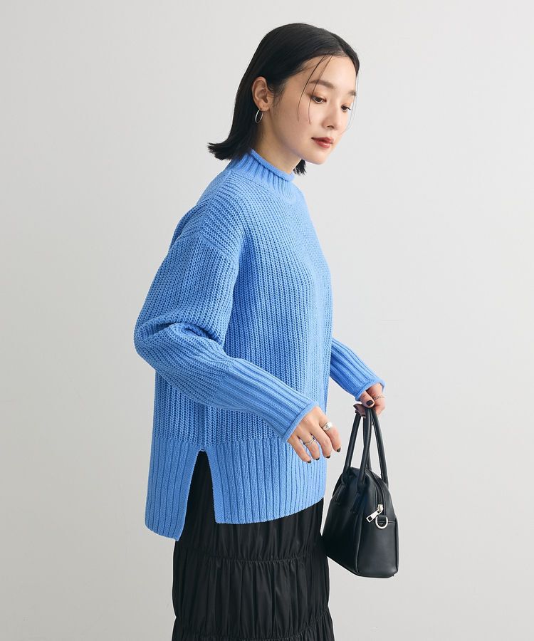Green Parks「mokoモールモックネックニットプルオーバー」|ニット・セーター|