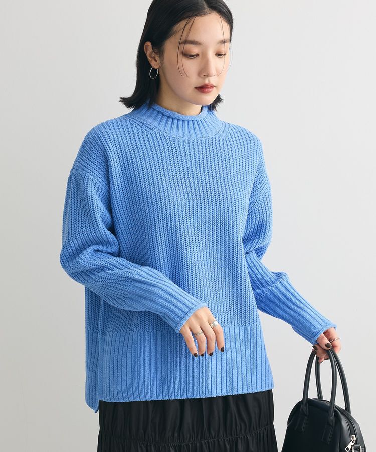 Green Parks「mokoモールモックネックニットプルオーバー」|ニット・セーター|