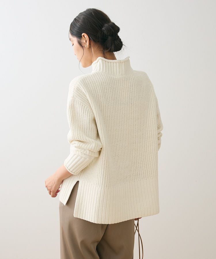 Green Parks「mokoモールモックネックニットプルオーバー」|ニット・セーター|